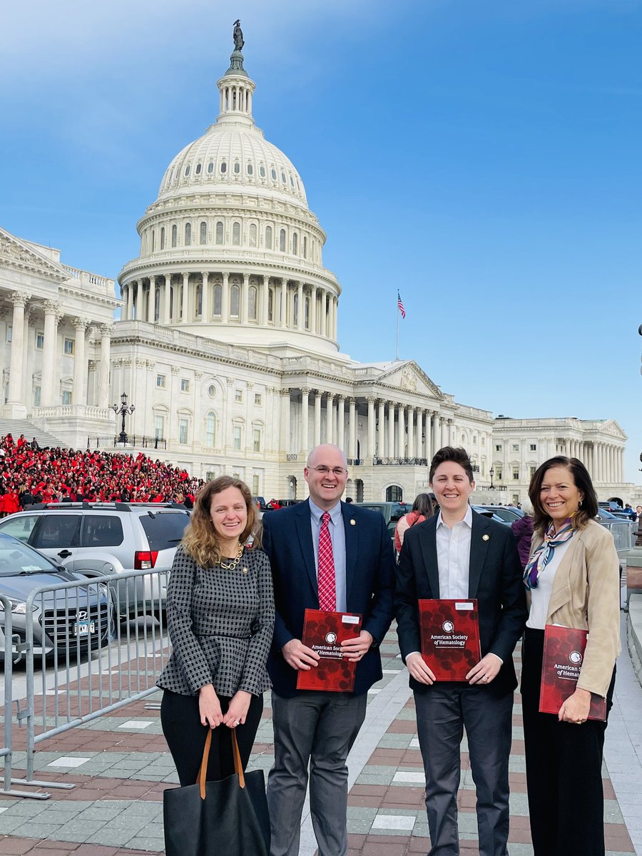 Hill Day with <a href="/ASH_hematology/">ASH</a> - advocating for NIH funding for hematology research, sickle cell comprehensive care and data collection initiatives! #Fight4Hematology #ConquerSCD