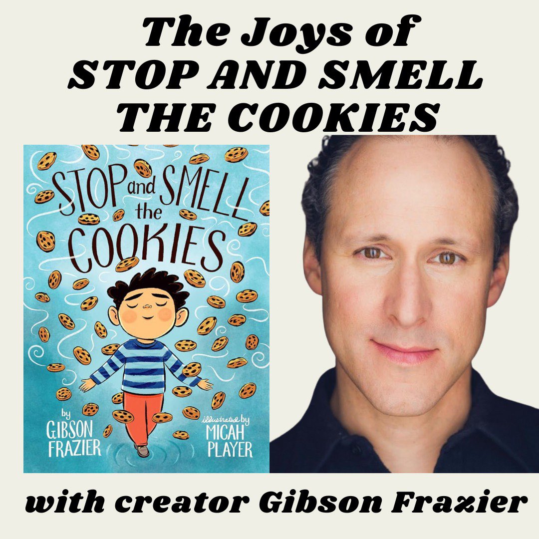 We have a new interview up on the Joys of Booking blog! 

Featuring Gibson Frazier, writer of STOP AND SMELL THE COOKIES, which was illustrated by Micah Player.

Check it out! 

thejoysofbooking.com/post/the-joys-…