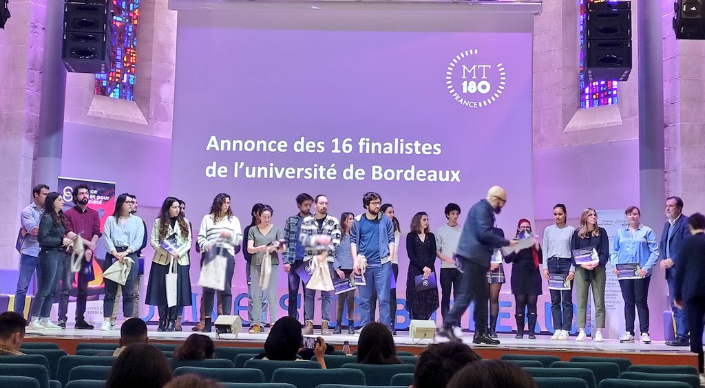 Congratulations to all #MT180 participants for your thesis presentations in 180 seconds ✨ 
And a special mention to <a href="/HChateauLaurent/">Hugo Chateau-Laurent</a> and Ludivine Sabatier for your hard work, it was really good 💪🌞