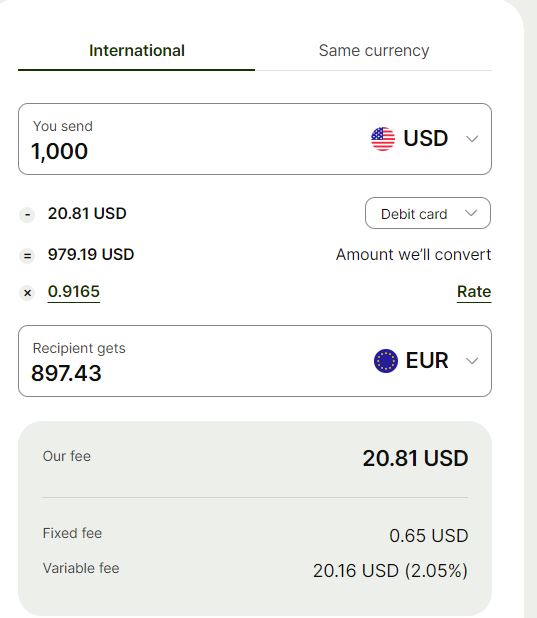 Dr_Crossroads's tweet photo. $PYPL In a few weeks, PayPal's Xoom service will allow users to send their $PYUSD stablecoin with no fees to over 160 countries, which is instantly converted into the end-user's desired currency.

How does this work, and how will PayPal make money off of it? 👇🏽

HOW IT WORKS NOW

Users pay fees based on their deposit type. Quite a few fees are already $0, but bank deposits and cash pickup carries a fee. 

These funds usually need to be from settled / available sources. Settlement times can vary on the other end depending on the country, but the transfer usually takes a few minutes, up to several days.

There is also a currency conversion fee. Xoom doesn't give the best rate here. More on that below.

HOW IT WORKS WITH $PYUSD

There are a couple significant changes.

- Instant settlement times.
- No transaction fees. It doesn't matter if it's cash pickup, deposited in a bank account, or on a debit card.

Since $PYUSD has near-instant settlement times, you can also use unsettled funds to buy $PYUSD, then instantly send a remittance via Xoom.

HOW DOES PAYPAL MAKE MONEY HERE?

PayPal still charges a currency conversion fee on the other end. You can think of this as similar to Robinhood's Payment for Order Flow. IE, PayPal doesn't give the best rate for the conversion but offers no fees instead of other models (such as Wise) which offer better conversion, but has fees.

HOW DO THEY COMPARE TO WISE?

Wise is one of the leaders for international remittances and is rapidly growing. They're regarded a bit more highly than Xoom, but much of the reason is due to the fees. Wise is very inexpensive.

$PYUSD allows PayPal faster settlement times at a competitive overall rate vs Wise, and gives flexibility to use unsettled funds.

PayPal's expenses here is a small gas fee for using the Etherium network. As such, they almost certainly have higher margins on this product using their own stablecoin than Wise.

Here's a Wise comparison to Xoom. In this example, Wise actually ends up slightly ahead of PayPal's product. Usually that's not the case with cards, but it is the case with ACH / Bank / Wise balances (all which required settled funds to use).

FINAL THOUGHTS

This change puts Xoom back into competition with Wise in terms of cost. In some cases, Xoom is cheaper to use, and in others, the settlement time and ability to use unsettled funds may give Xoom the edge here.

I don't think Wise will go away, but PayPal's stablecoins helps Xoom be able to offer no fees without destroying PayPal's margins.