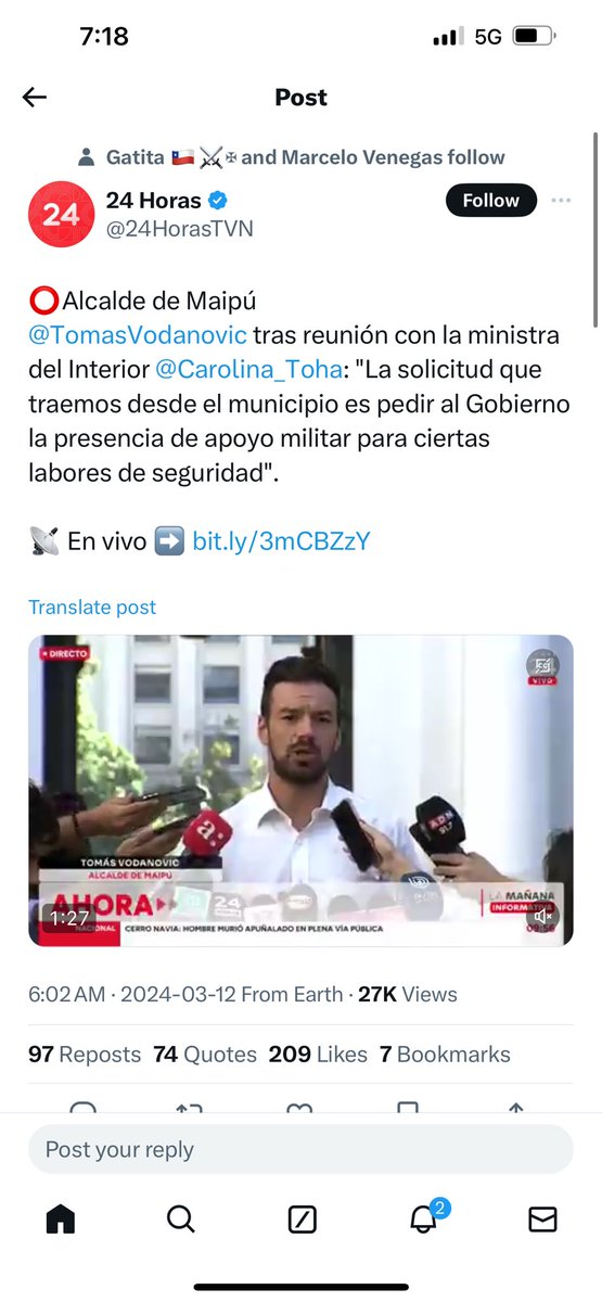 OscarNicolas_A's tweet image. Tan buen Gobierno que piden intervención militar 🫠