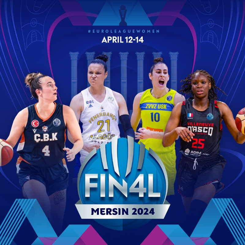 EuroLeagueWomen's tweet photo. 🚨 𝗙𝗶𝗻𝗮𝗹 𝗙𝗼𝘂𝗿 𝗵𝗼𝘀𝘁 𝗰𝗶𝘁𝘆 𝗰𝗼𝗻𝗳𝗶𝗿𝗺𝗲𝗱 🚨

The 2024 #EuroLeagueWomen Final Four will be held in Mersin, Türkiye 🇹🇷