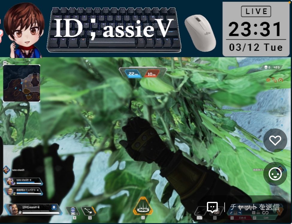 zhkmk's tweet image. #GunRun にて。 何故か枝に掴まって , ぶら下がってる！#APEX