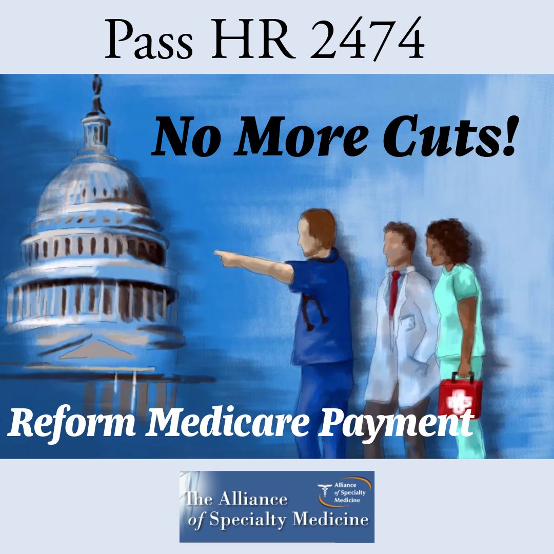 Well, the dust has settled on another MPFS that resulted in a cut for physicians. A partial cut is still a cut, and doctors are the ONLY #Medicare providers to endure cuts year after year. We urge Congress to continue working on payment reform and pass HR 2474!
