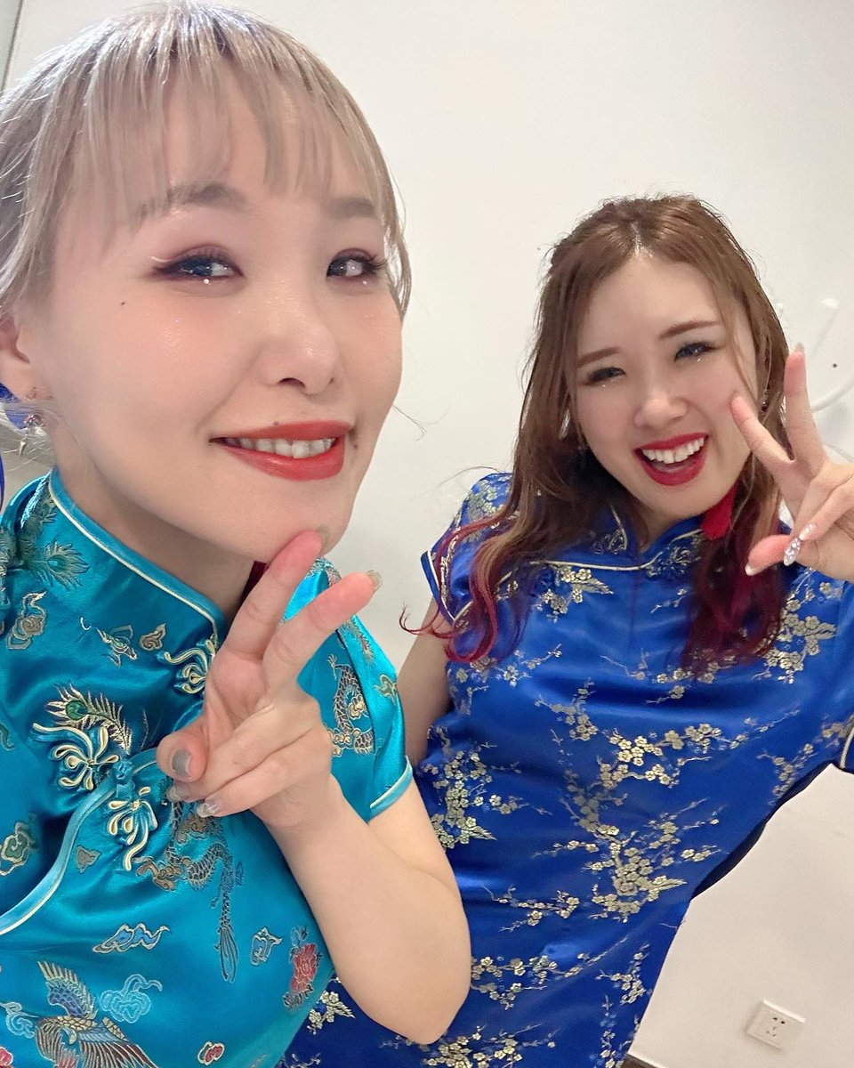 maimaitree's tweet photo. 上海での相方
ハイ！Marinoちゃんです！🫶笑
今回もありがとう😌

@marino0514 

#mmrn 
#三森すずこ
#ダンサー
#上海
#MaiMai
#Marino https://t.co/HqR8QiTyBj