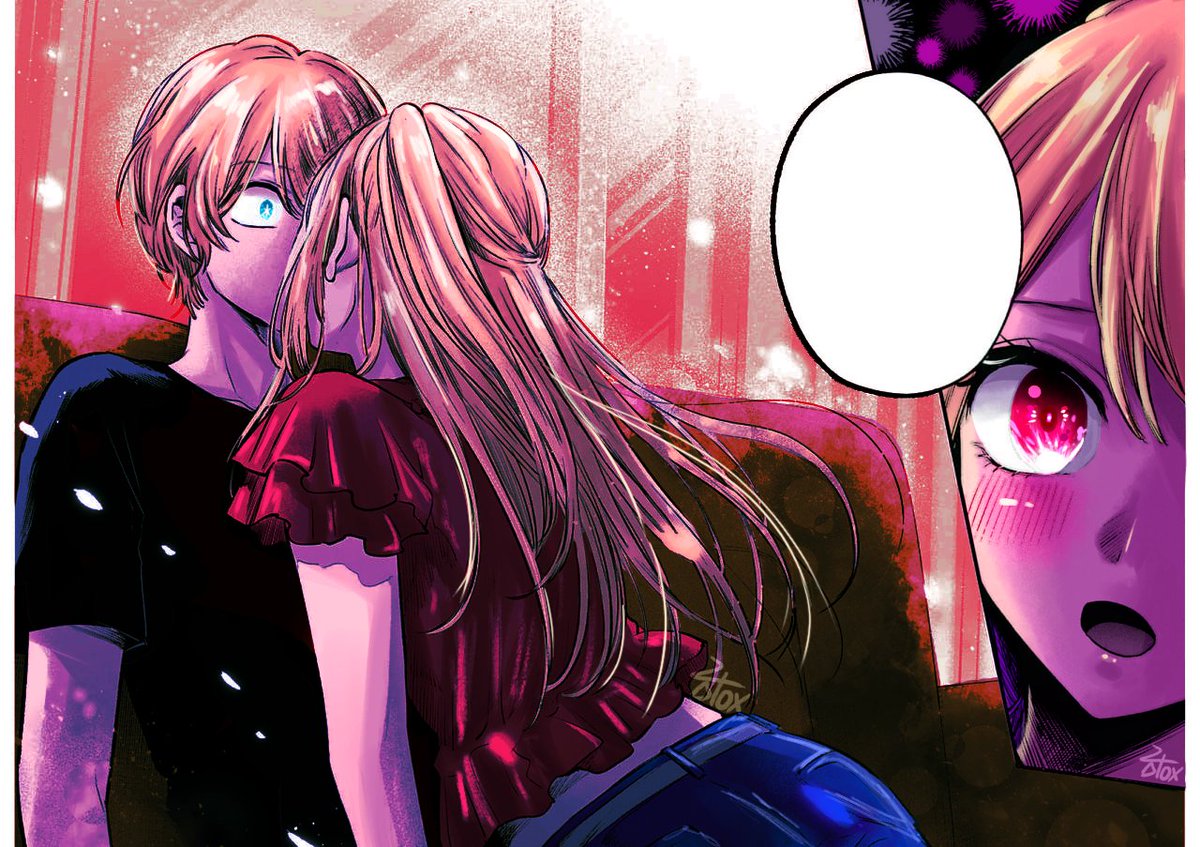 Oshi no ko 
Chapter ??? 
What did I miss? .__.
#OshiNoKo #OshiNoKo143 #rubyhoshino #aquahoshino #推しの子 #mangacoloring