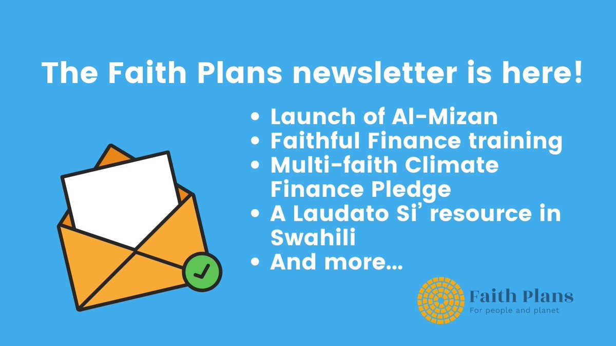 FaithPlans - For People and Planet tweet media