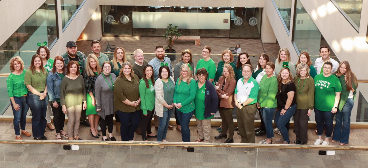 Luck isn’t needed with a team this great, but we’re wearing green just in case! Thank you to the #DEDCREW for organizing events like these and bringing comradery, respect, and engagement to the workplace!