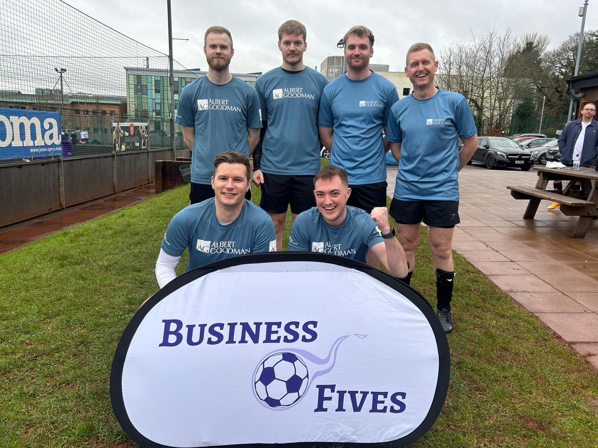 Welcome @AG_LLP to our Business Fives Bristol event today ⚽️ The team are hoping their efforts on the pitch will earn them a donation for their chosen charity, @dsairambulance #Biz5s #Bristol