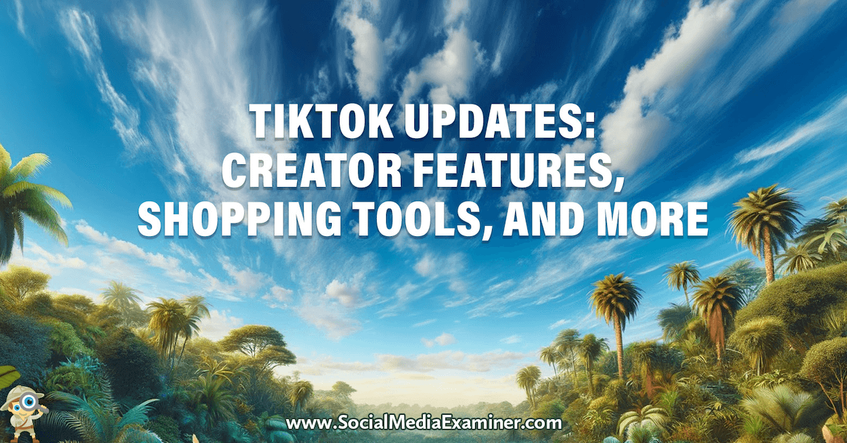 DigiArabs's tweet image. TikTok Updates: Shopping Tools, Creator Features, and More dlvr.it/T3ypKC