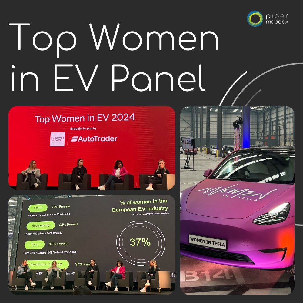 PiperMaddox_'s tweet photo. We're extremely proud of our very own Associate Director and Head of Piper Maddox London, Sue White for speaking on the Top Women in EV panel last week, alongside some female industry leaders.

#WomenInEV #Recruitment #eMobility https://t.co/LsUHb1immu