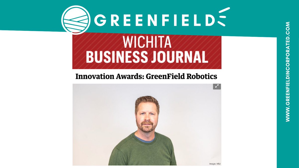 GreenfieldBots's tweet photo. GreenField is honored to receive a 2024 #innovationaward from #WichitaBusinessJournal for farming robots that run fields day and night. #RegionalResiliency #NationalScale More: https://t.co/w2WQPyc97y https://t.co/VWV4dCykL7