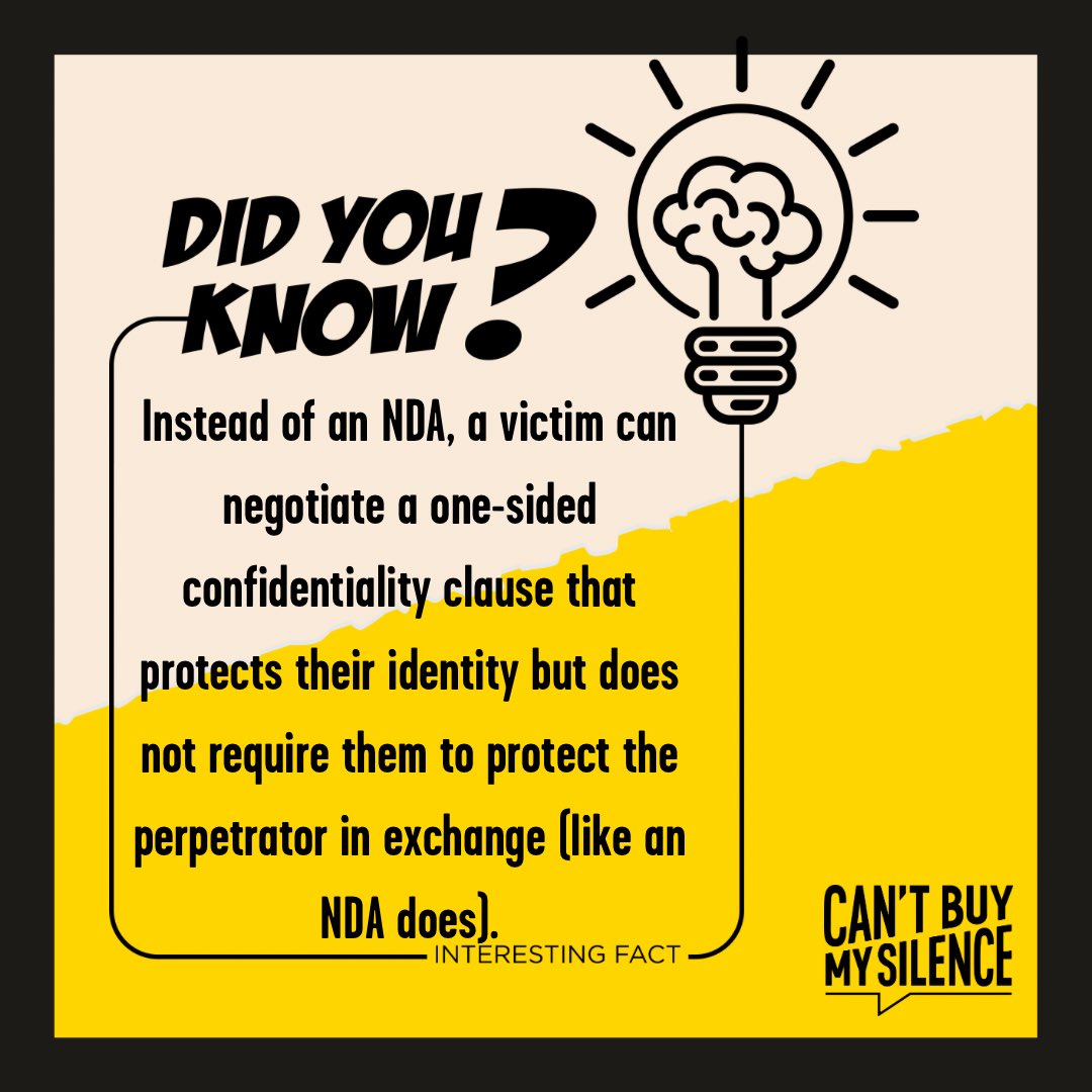 ICYMI the latest news out of NS has @TimHoustonNS stating that victims were “thankful” for being silenced by NDAs, which we cannot accept! We do agree that victims should have the option to make an informed choice & must be informed about the one-sided confidentiality agreement