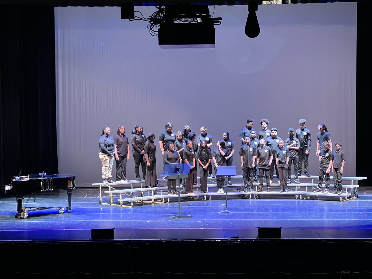 DFMS_PGCPS's tweet image. Today or DFMS Choral department participated in choral adjudication at Bowie Center for the Performing Arts.