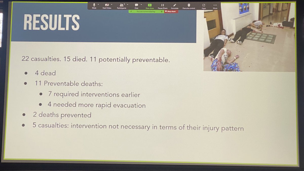 Bryony Dunne @TraumaCareUK #TraumaCareConference concluding developing meaningful training Important to collect data in order to learn and grow. In one simulation, there were 11 preventable deaths. Need understand what is happening.