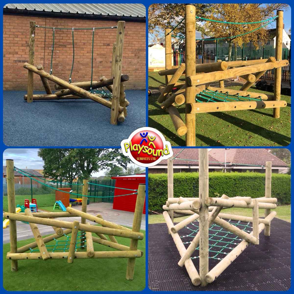 PlaysoundPlay's tweet image. Clamber stacks are a great feature in a play area. They are so much fun! AND so beneficial to children in which they learn to develop problem solving, spatial awareness, risk assessing skills, coordination, balance and strength.

#outdoorplay #funwithlearning