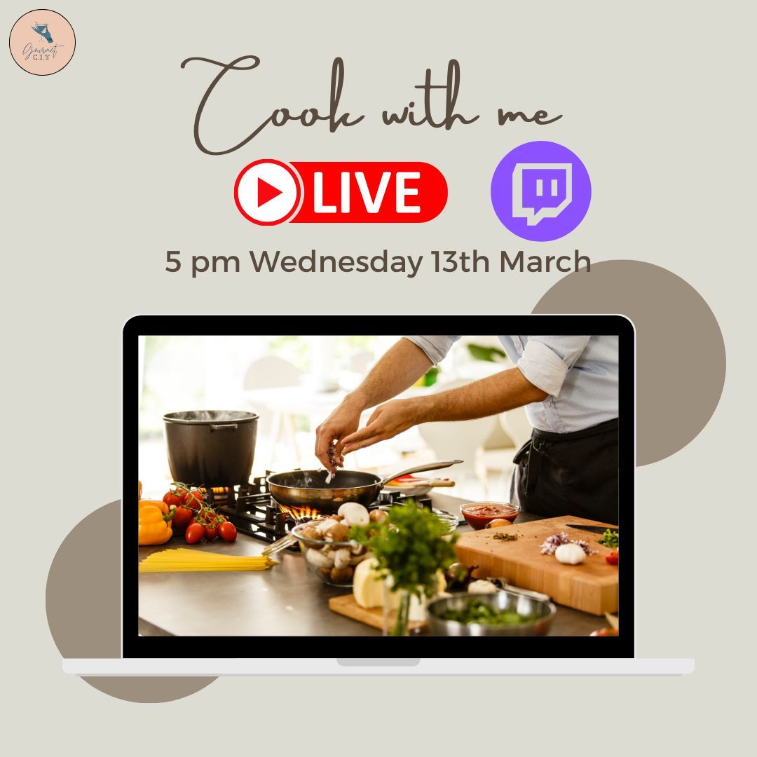 CIYGourmet's tweet image. Join me tomorrow live on @Twitch for a live cooking session and learn new Gourmet dishes. 
#Gourmet #CookItYourself