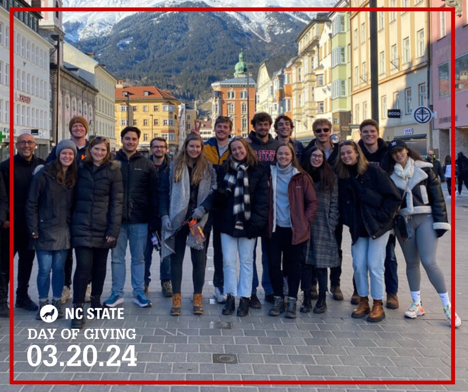 Between 2018-2023, the Terry Student Assistance and Enrichment Fund supported 175 #NCStateCNR students. 🙌 The fund supports our students through study abroad, internships, undergrad research and more. Plan to join us in #GivingPack on 03.20.24: ncst.at/N0Zw50QQCl3