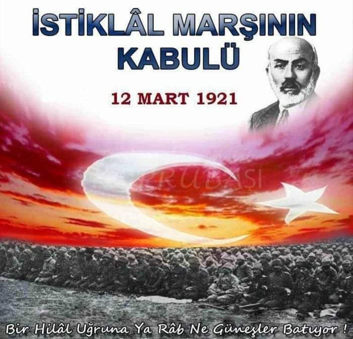 Allah;Bu millete bir daha İstiklâl Marşı yazdırmasın.(M.Akif ERSOY)

#İstiklalMarşımızınkabulünün 103. yıl dönümünde, Mehmet Akif Ersoy başta olmak üzere, İstiklal mücadelemizin tüm kahramanlarını rahmet ve minnetle anıyoruz.