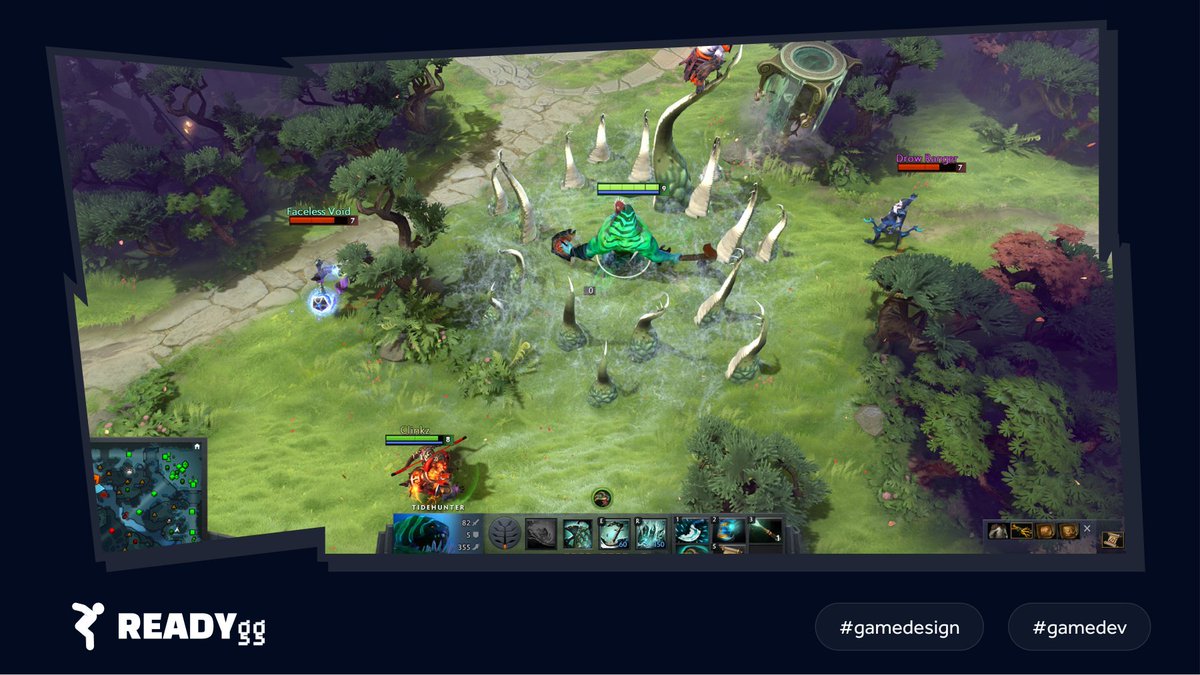 0xplay_network's tweet photo. Game Design Tip🪄
Color and outline interactive objects and terrain to make it easier for players to navigate in your virtual space and quickly understand what’s going on in high-intensity action gameplay.
#gamedesign #gamedev #indiedev #gameNFTs https://t.co/Z2pj3WsRs1