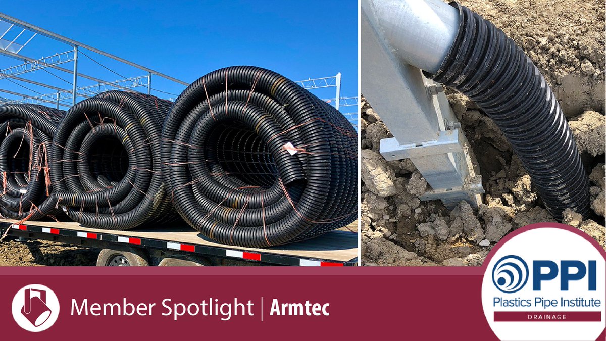 In a recent project Armtec used 60k ft of #corrugatedHDPE solid tubing in a greenhouse project. It's tough, light, easy-to-handle, and perfect for the job. Learn more about Armtec: ow.ly/W9uB50QQFcs Drainage Division: ow.ly/91ii50QQFct #plasticpipeconnects