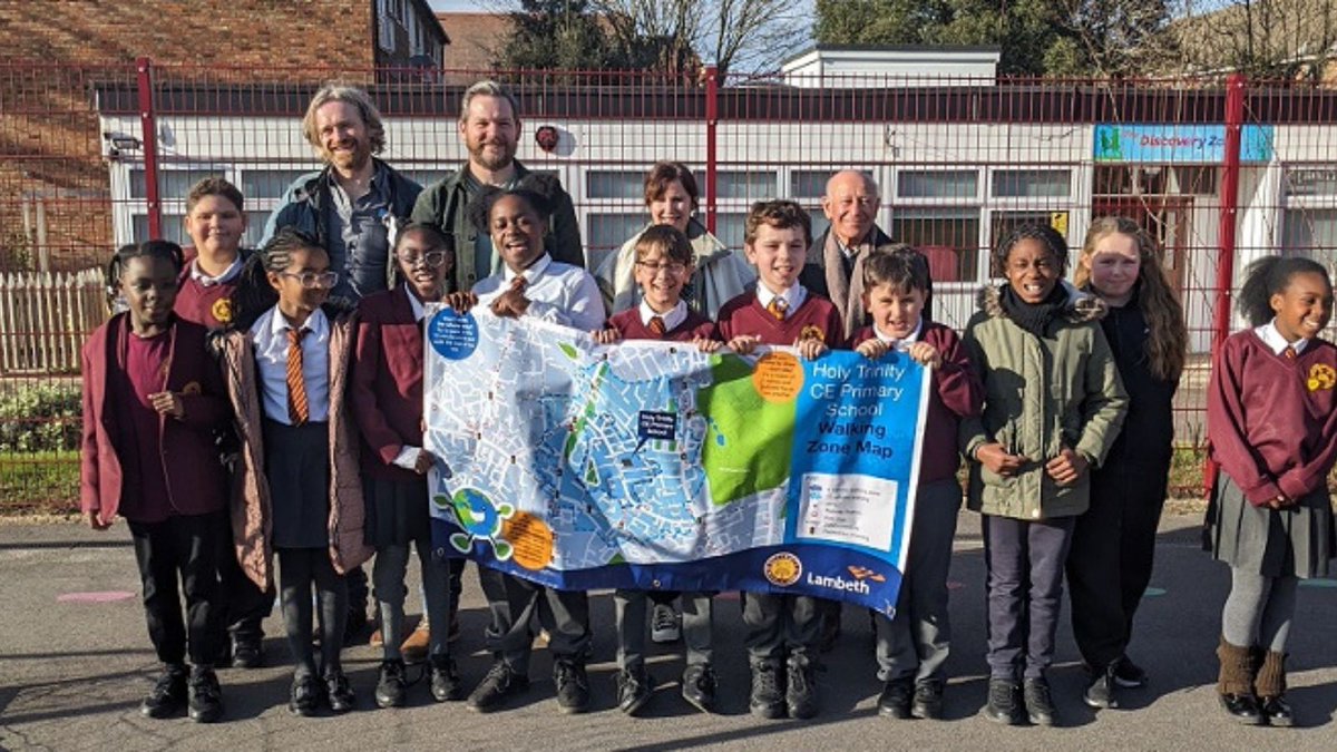 🚸 See the story behind why Holy Trinity students are proudly showing off their ‘clean air walk to school’ map after a year of work to make Brixton Hill a Superzone targeting priority health issues around school gates. orlo.uk/hqERf