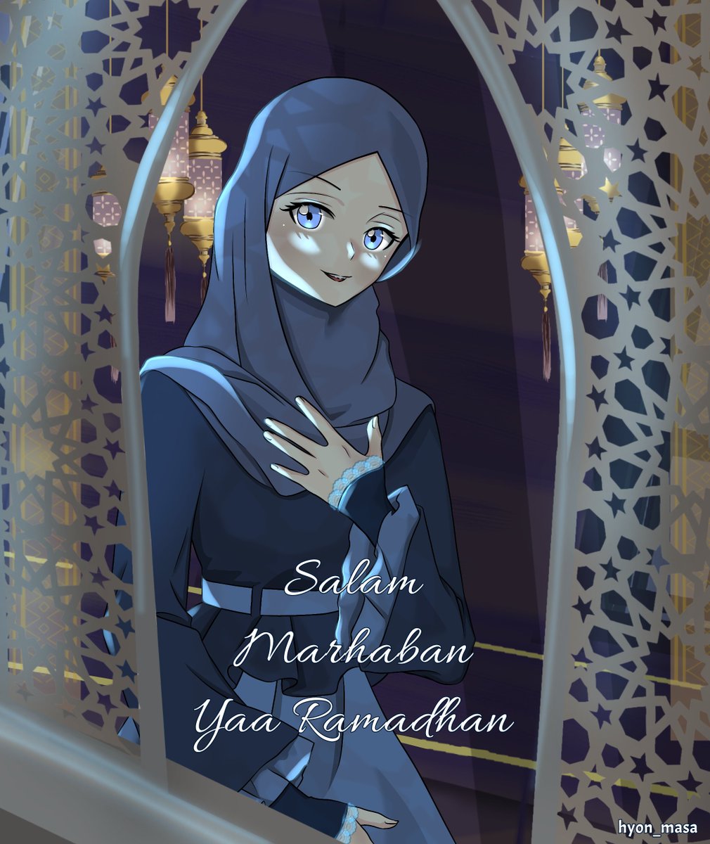 Salam Marhaban Yaa Ramadhan to all Muslims around the world 🌙🌌🌙
#TWISTEDWONDERLANDOC #監督生 #ツイステ #twst_oc #marhabanyaramadhan #ramadhan #ramadankareem #ramadhanmubarak #oc #persona #owncharacter #hikkie_ #rkgk #draw #digitalart #ibispaintx #art #blue #hijab #hijabart