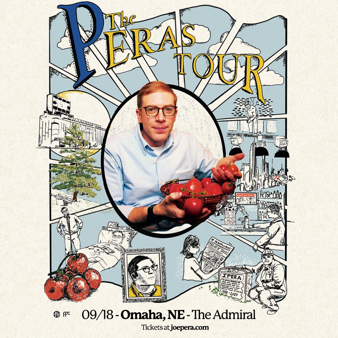 JUST ANNOUNCED!
September 18th, Come out to The Admiral for The Peras Tour with <a href="/joepera/">José Pereira</a> 
Tickets go on sale Friday at 10AM