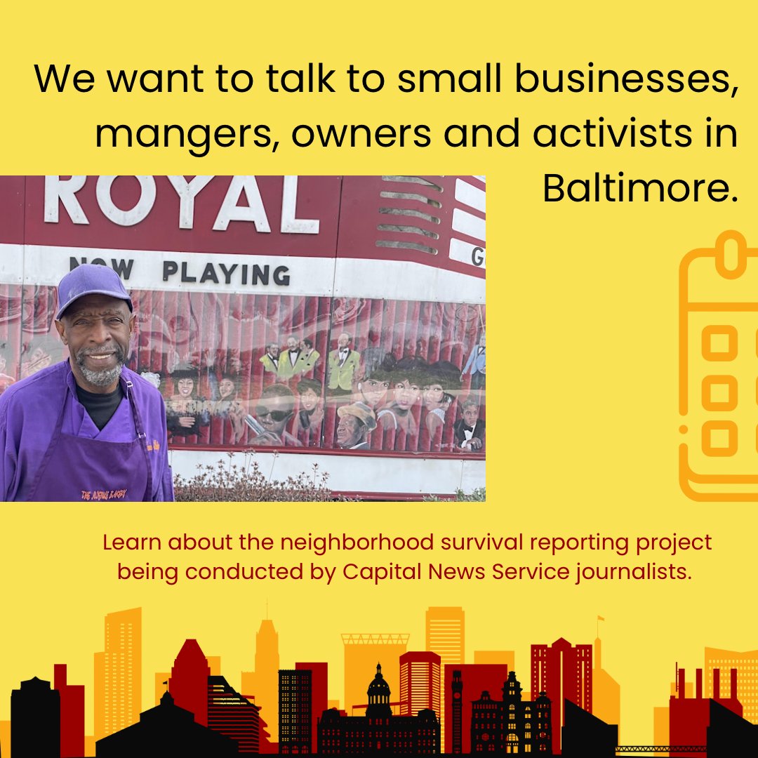 CNSmd's tweet photo. Small business owners, managers and community activists: Join us for free lunch and an afternoon of learning, networking and discussing small business survival in Baltimore. Reserve a spot here: https://t.co/sCzInP5K16 https://t.co/Tutlbhuqmf