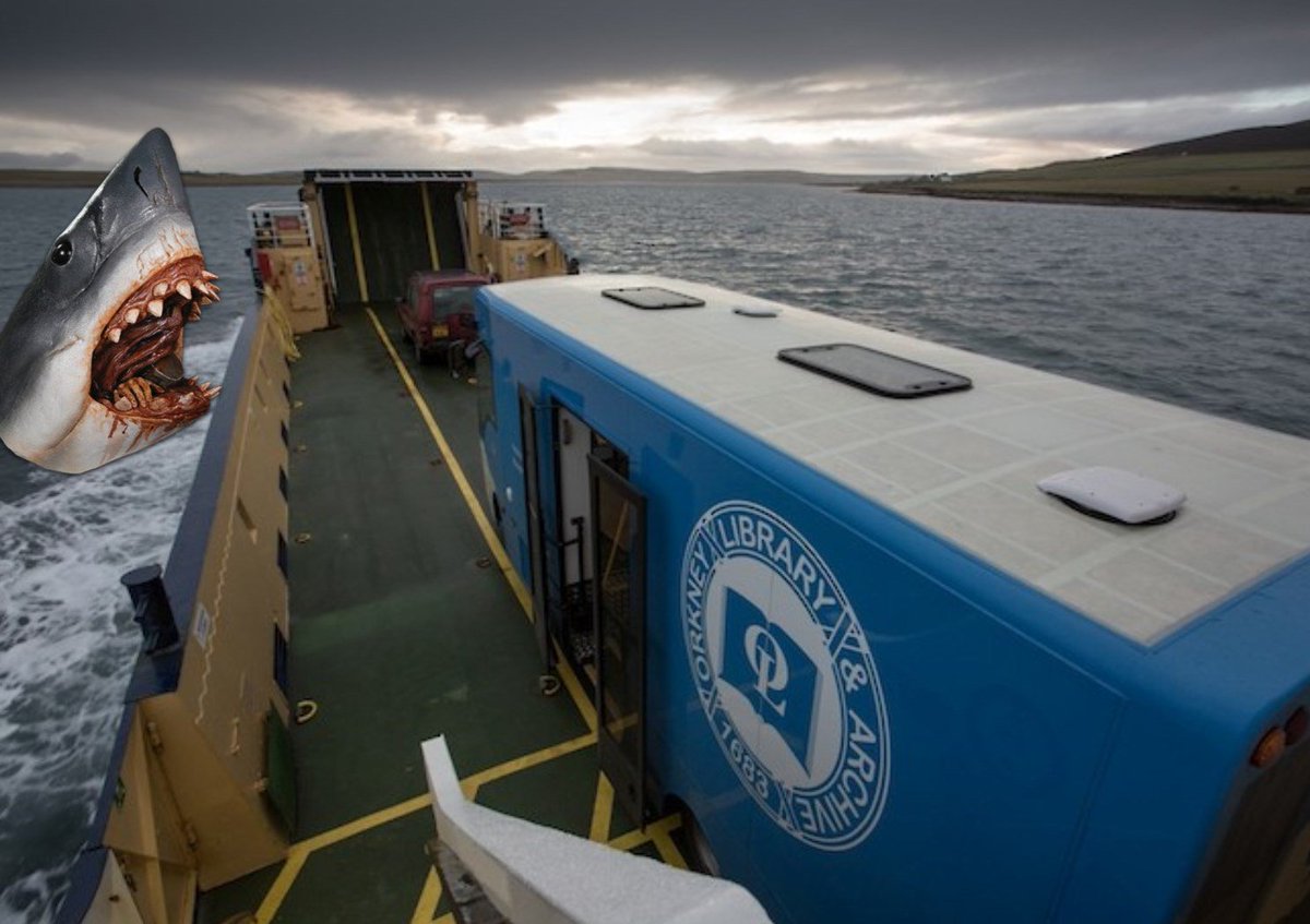 OrkneyLibrary's tweet image. Like many amateur photographers, we do occasionally experiment with editing.