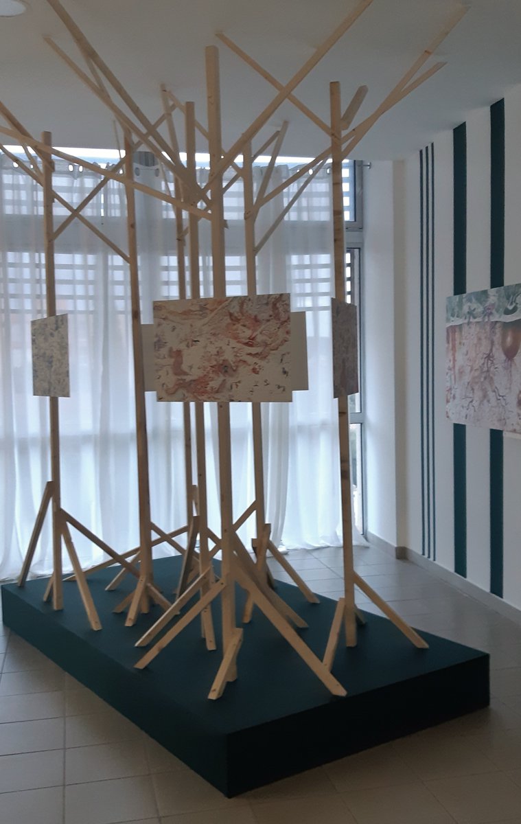 CollegeDaudet83's tweet photo. Art et nature. Le temps d'une exposition, voyage dans "un jardin de papier" avec l'illustrateur Vincent Gravé, sur les textes de Gilles Clément, à "l'espace d'arts" du collège. Le PEAC "l' art en partage"...propose un parcours interdisciplinaire, à travers ce thème. A suivre! https://t.co/vzpglBEZEi