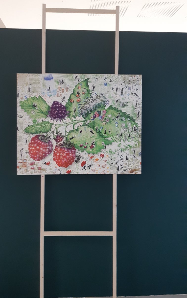 CollegeDaudet83's tweet photo. Art et nature. Le temps d'une exposition, voyage dans "un jardin de papier" avec l'illustrateur Vincent Gravé, sur les textes de Gilles Clément, à "l'espace d'arts" du collège. Le PEAC "l' art en partage"...propose un parcours interdisciplinaire, à travers ce thème. A suivre! https://t.co/vzpglBEZEi