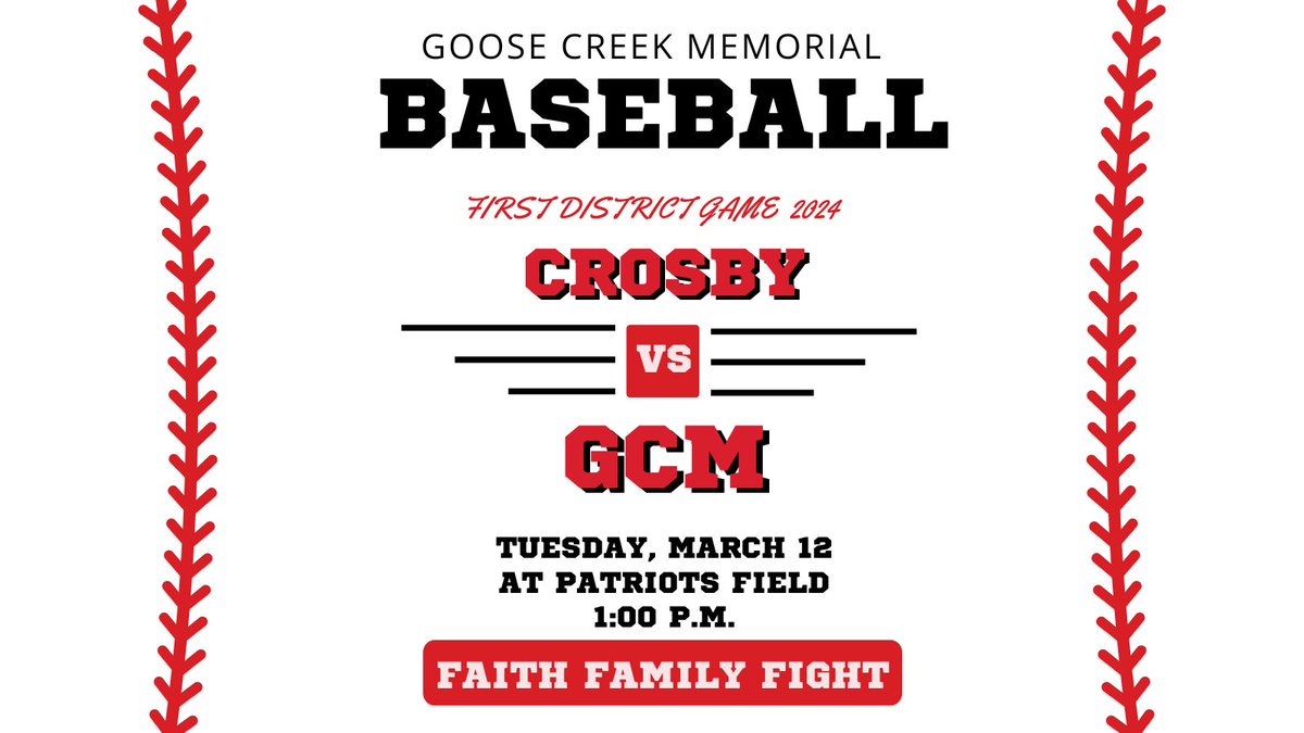 BaseballGcm's tweet photo. District starts today! https://t.co/ZJQ9SqJ5sU