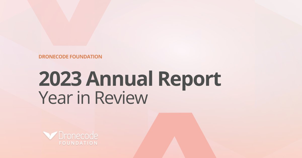 🎉Dronecode has released its 2023 Year in Review report and the the future looks brighter than ever! Find out how the @PX4Autopilot ecosystem continues to expand, opening up new frontiers in the field of aerial robotics. hubs.la/Q02p51cD0 #dronecode #opensource