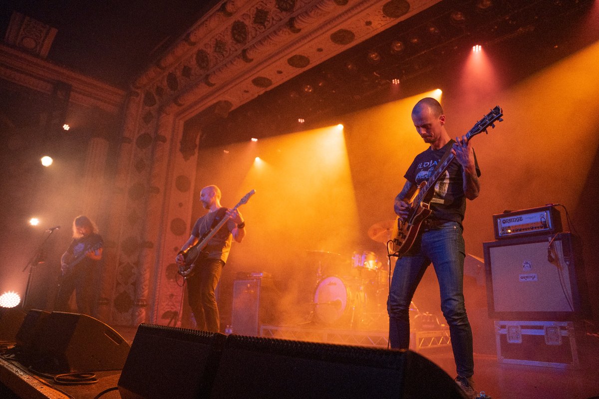 “I have long admired the colossal low end, clear dynamics and full throttle power behind Orange Amplification. To get to feel that clear-yet-full-on roar behind me as a guitarist in Pelican will help shape our sounds to come.” -Laurent C. Lebec of @pelicansong 📸: Mike Boyd