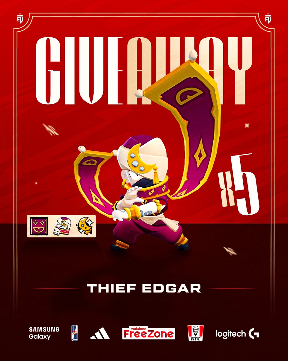 🎁5X THIEF EDGAR GIVEAWAY 🎁

I am giving away 5 Thief Edgar skins!

To enter:

 ✅Follow <a href="/DrageBS/">Drage</a> and <a href="/FUTesportsgg/">FUT Esports</a>
 🔁Retweet!

#FUTWIN | #ThiefEdgarGiveaway