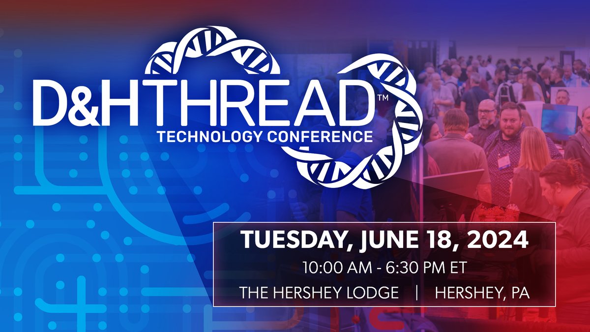 dandh's tweet photo. #DHTHREAD allows partners to engage and network with D&H execs and specialists, reps from 50+ manufacturers, and popular voices throughout the IT channel. Discover new ways to boost sales, increase profits, and Build For Growth with D&H!
Register today at https://t.co/fEOoHl6eJ4 https://t.co/gC9qftseXQ