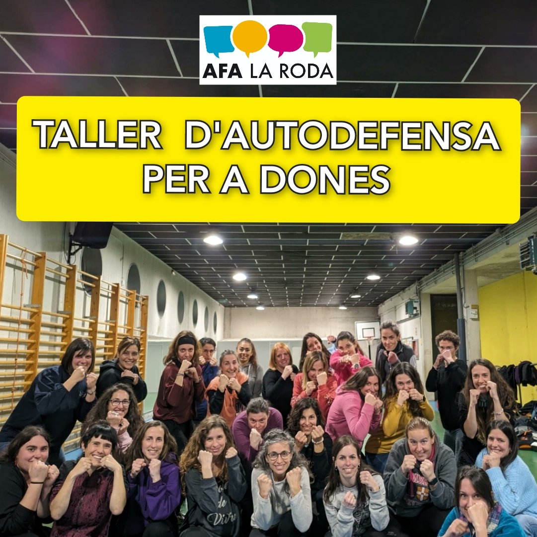 Taller d'autodefensa per a dones.