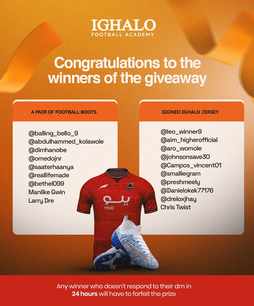 Drum Rolls 🥁 We Have Our Winners 💃 Congratulations To All The Winners 🔥 We'll Be In Your DM to discuss how will you receive your prize this week 🏆 To others, who didn't win this time, we just can't select everybody, don't give up, so many giveaways to come 🎉 Cheers 🥂