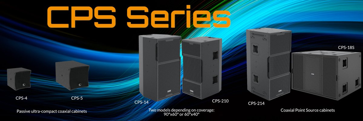 Lynx_Pro_Audio's tweet photo. CPS: the series keep growing!

The CPS series are Lynx Pro Audio's brand new high power, coaxial point source systems. These point source systems are utterly powerful and we promise you that you will amazed when you hear them.

More info: https://t.co/HFozfRXwJu https://t.co/pEDZywXXD1