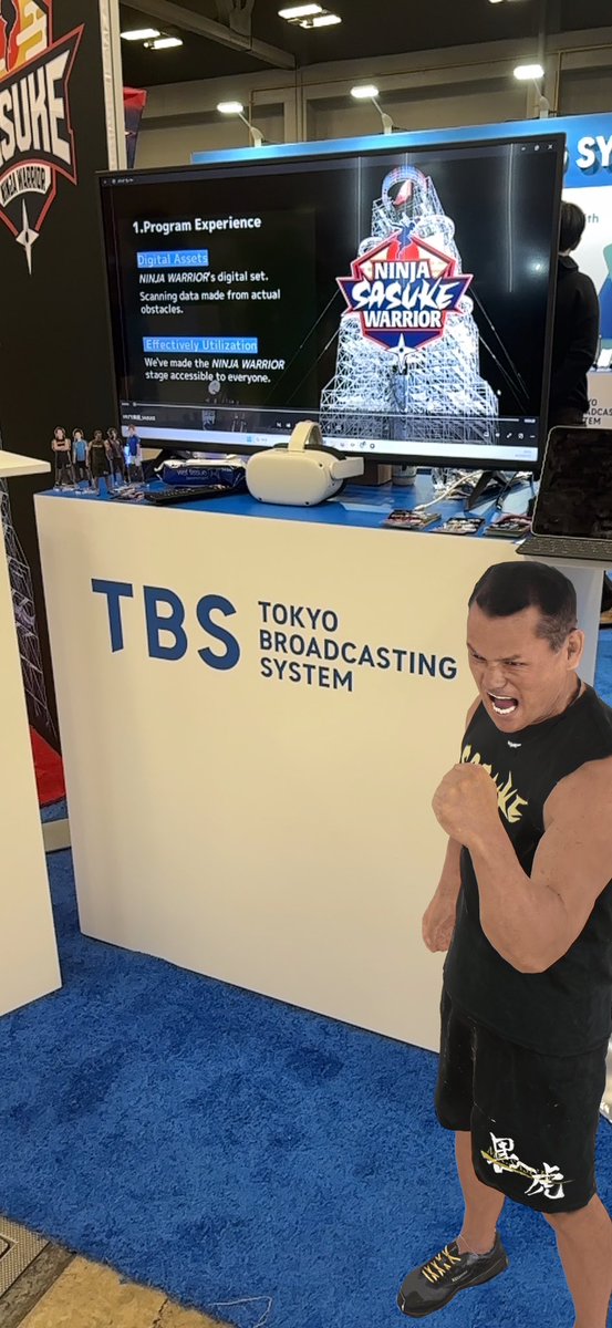 innovation_TBS's tweet photo. 🪩SXSW2024現地レポート番外編🪩

✨ミスターSASUKE山田勝己さんを降臨させよう✨

山田さんの3Dオブジェクトを使用したARフィルターを使って、
山田さんのアツいポーズと一緒に楽しい写真を撮ってみてください💪

#withYAMADA
でぜひ投稿してみてくださいね📷

ARフィルターは以下リンクからご利用いただけます💫
https://t.co/ftf47Fc3Hs

@SXSWJapan #SXSW2024 #SASUKE #TBS