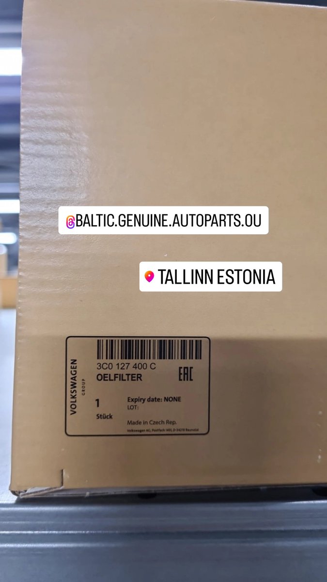 BalticGenuineAP's tweet photo. New Arrival this week Volkswagen Filters. @BalticGenuineAP will offer you Genuine Volkswagen Parts with a competitive price.
Please feel free to contact us on:
Info@balticgenuineautoparts.ee
https://t.co/ccqQ4saD8w 
#Genuine_AutoParts
#Competitive_Prices
#Volkswagen
#Automotive https://t.co/RM4chzi68j