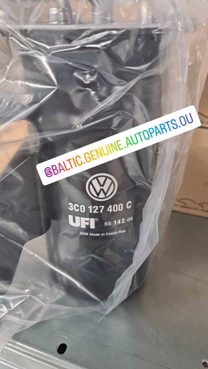 BalticGenuineAP's tweet photo. New Arrival this week Volkswagen Filters. @BalticGenuineAP will offer you Genuine Volkswagen Parts with a competitive price.
Please feel free to contact us on:
Info@balticgenuineautoparts.ee
https://t.co/ccqQ4saD8w 
#Genuine_AutoParts
#Competitive_Prices
#Volkswagen
#Automotive https://t.co/RM4chzi68j