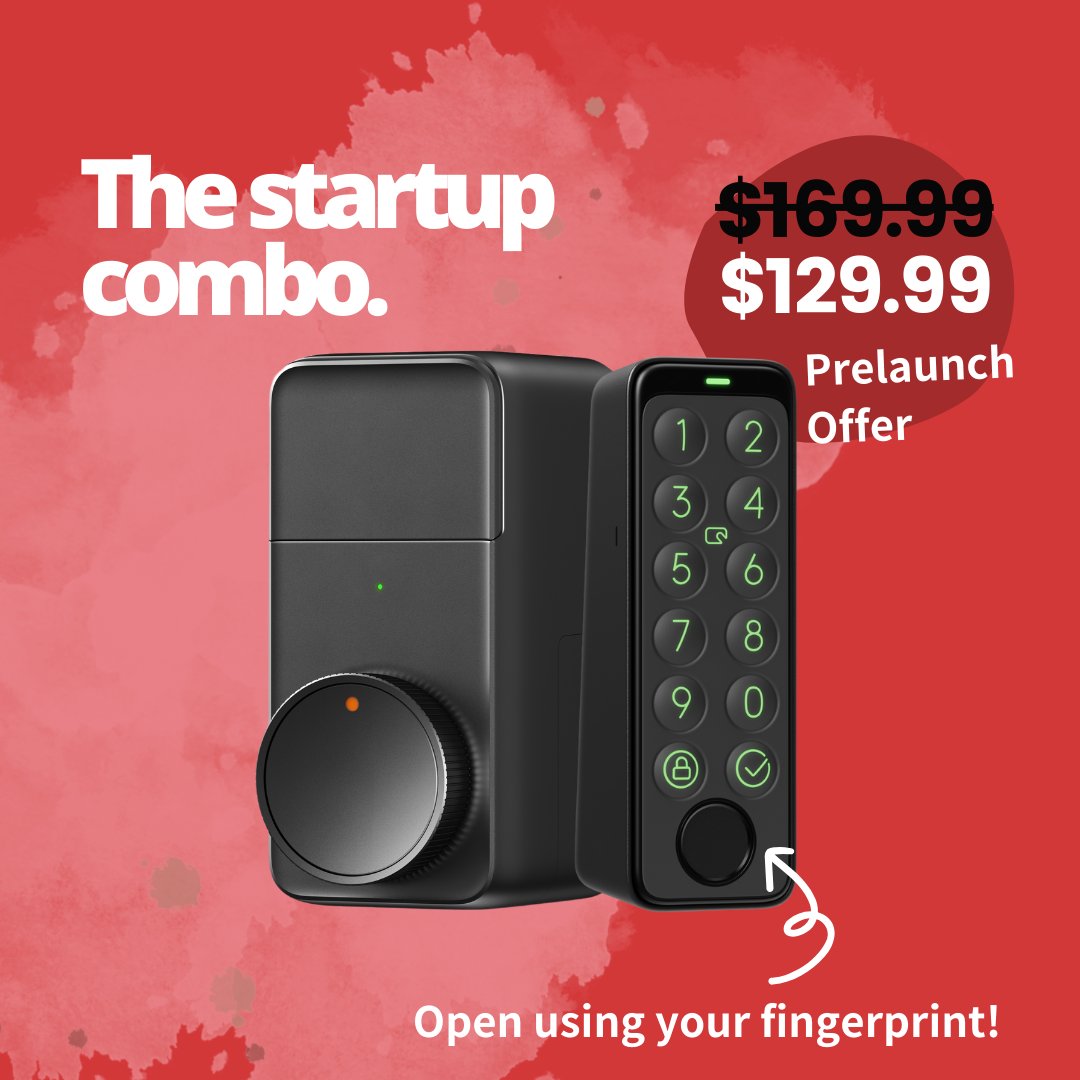 SwitchBot's tweet photo. 🔐 SwitchBot Lock Pro is available for Prelaunch orders, but what's the difference? Well, find out below exactly what you get, and how much you can save 💰 when you order now! #smartlock #tryswitchbot
Find out more: https://t.co/JyxrHV2tRu https://t.co/BsgQopJDcX