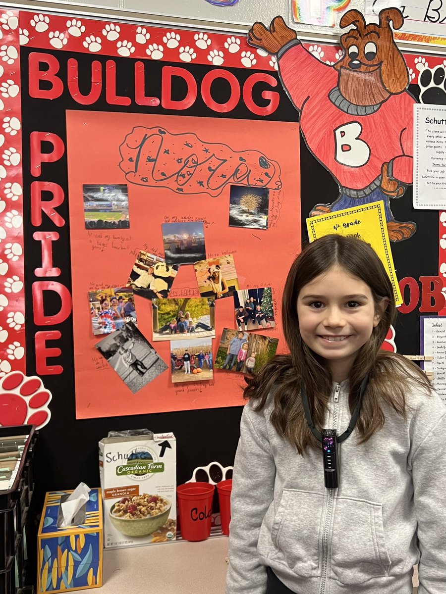 This is our FABulous Bulldog of the Week! 💗🐶💪🏼
#fourthgraderocks