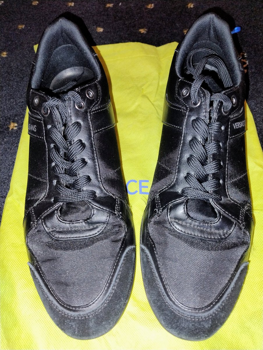 MickFlaherty's tweet photo. Versace Trainers - poor quality

I have worn these trainers less than 10 times over the years that I have owned them.  I now have to throw them away because the material on the sole has perished.  Versace charge premium prices but this is not a premium product.  #Versace https://t.co/mypHL846Ol