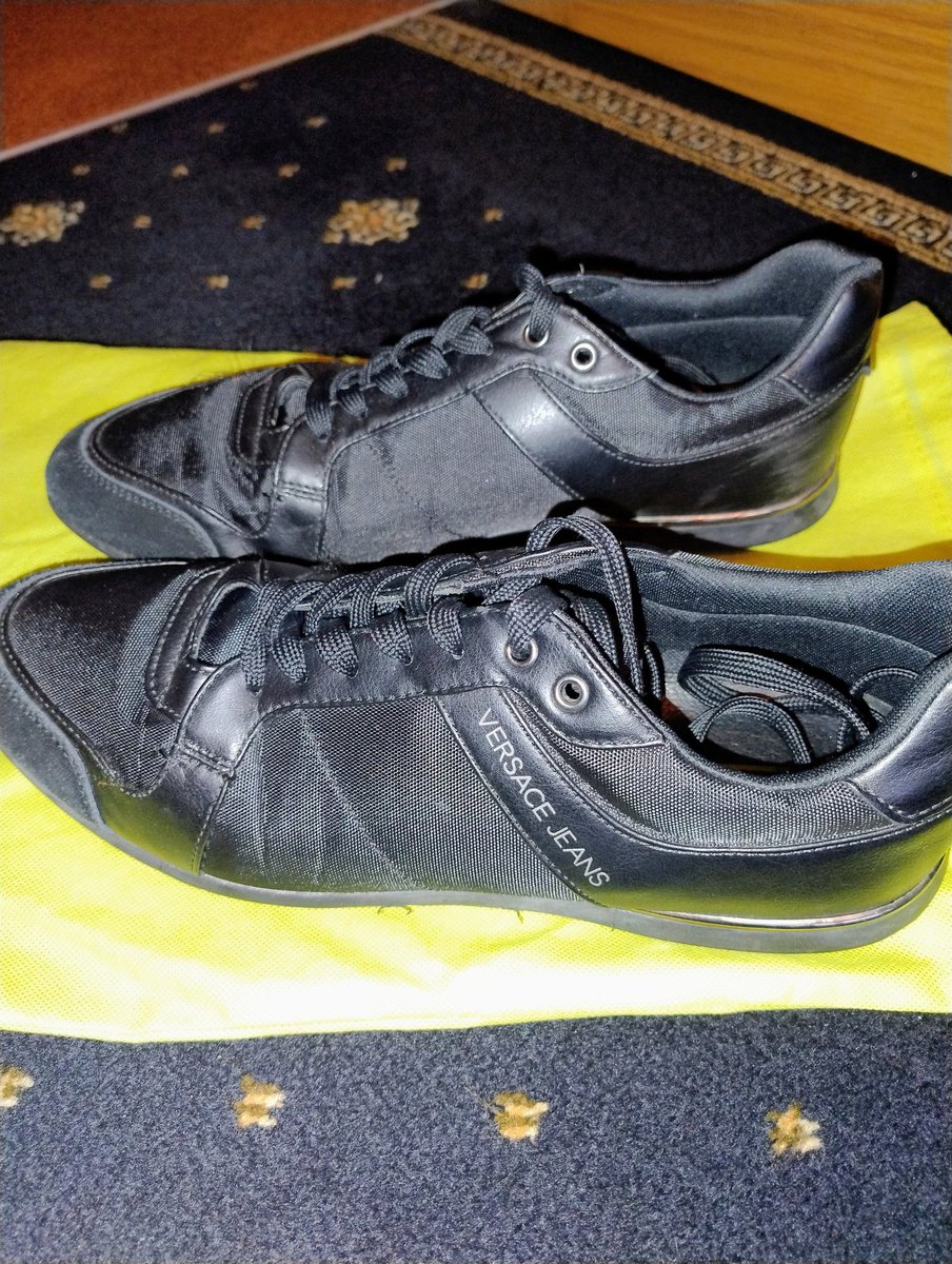 MickFlaherty's tweet photo. Versace Trainers - poor quality

I have worn these trainers less than 10 times over the years that I have owned them.  I now have to throw them away because the material on the sole has perished.  Versace charge premium prices but this is not a premium product.  #Versace https://t.co/mypHL846Ol