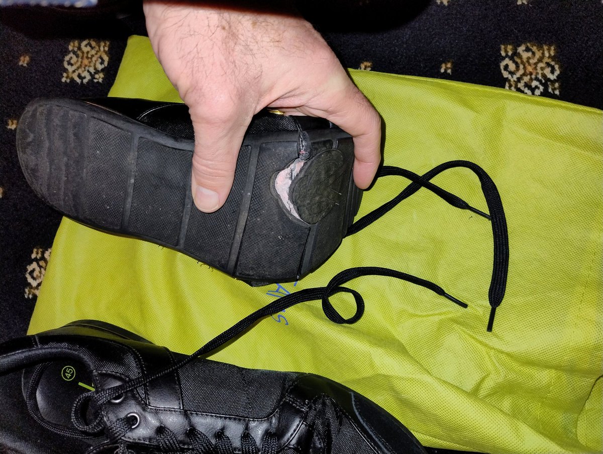 MickFlaherty's tweet photo. Versace Trainers - poor quality

I have worn these trainers less than 10 times over the years that I have owned them.  I now have to throw them away because the material on the sole has perished.  Versace charge premium prices but this is not a premium product.  #Versace https://t.co/mypHL846Ol