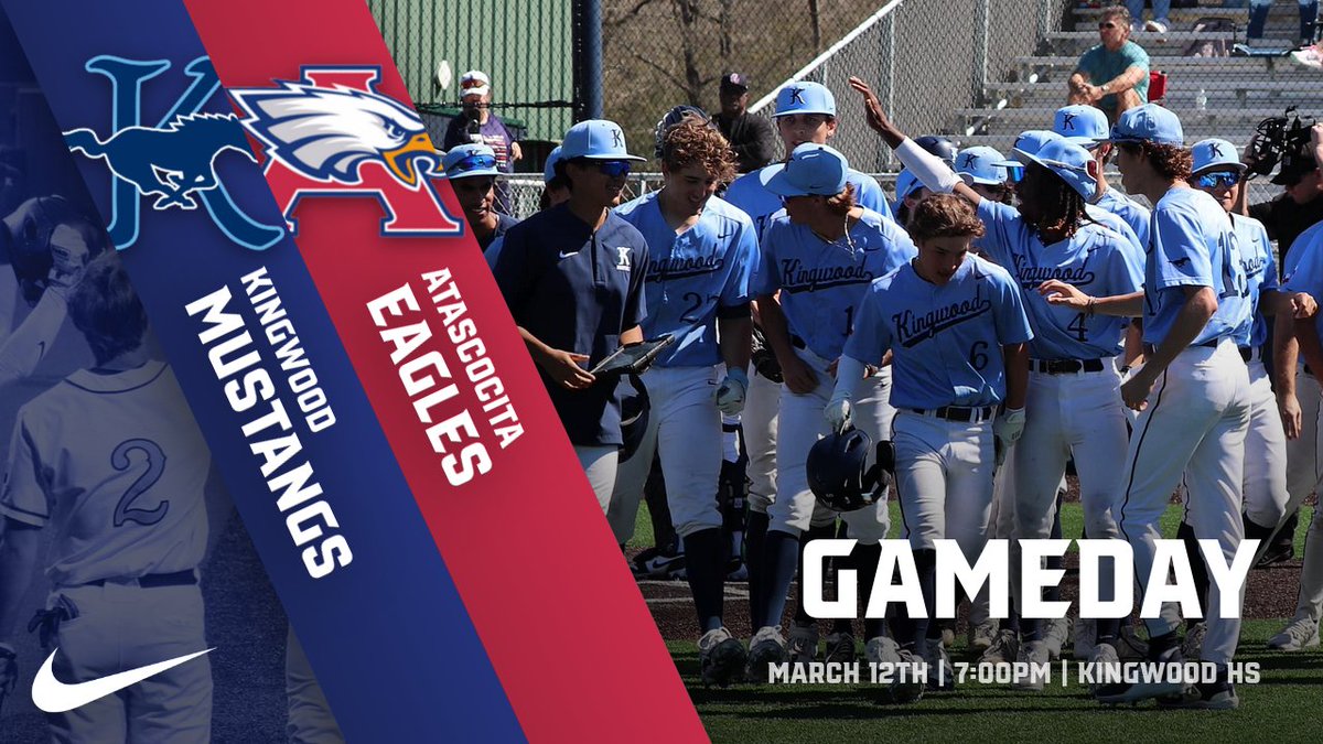 KWoodBaseball's tweet photo. Gameday! 
Kingwood vs. Atascosita 
#KVE https://t.co/k2a4buOz9V