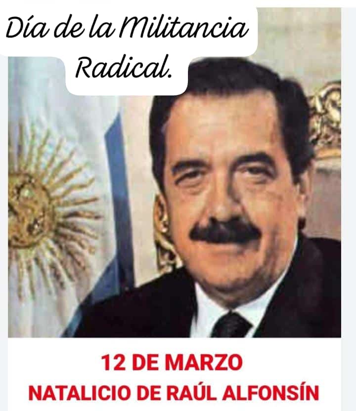 ucrazuloficial's tweet photo. Día del militante radical.
En esta fecha honramos el nacimiento del padre de la democracia, aquel que le devolvió al pueblo argentino aquella libertad tan codiciada en 1983; Raúl Ricardo Alfonsín.
#díadelmilitanteradical #raulalfonsin #ucr #ucrazul https://t.co/8P5cpjNeIS